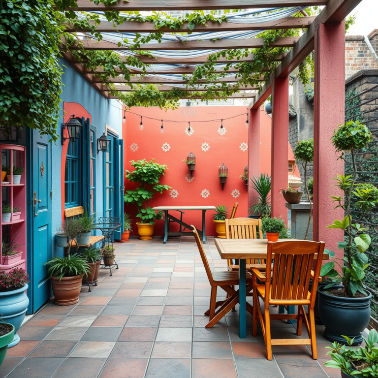 15 Vibrant Ideas to Transform Your Outdoor Patio into a Colorful Oasis