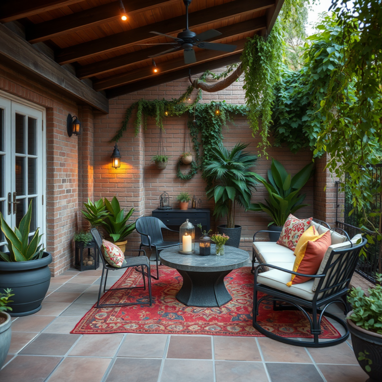 15 Fun and Funky Ideas for Your Eclectic Outdoor Patio