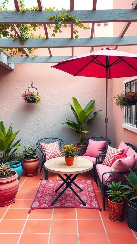20 Vibrant Ideas to Transform Your Patio into a Colorful Oasis - 20. Themed Color Palettes: Choose a Color Scheme for Cohesion