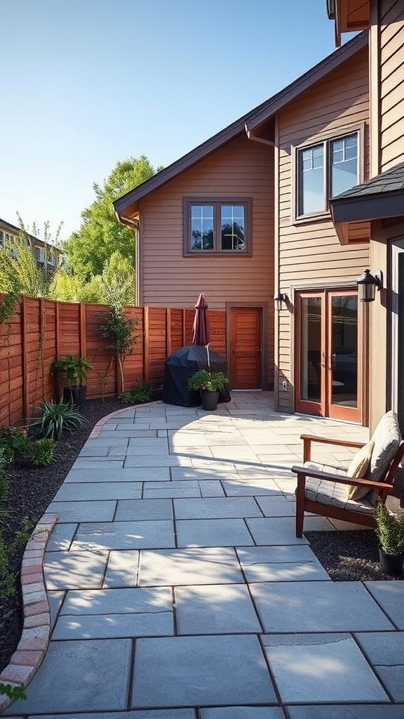 20 Stunning Ideas and Inspirations for Your Dream Concrete Patio - 6. Concrete Pavers for a Unique Look