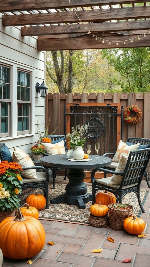 20 Cozy Ideas to Transform Your Fall Patio - Utilize Vintage Decor