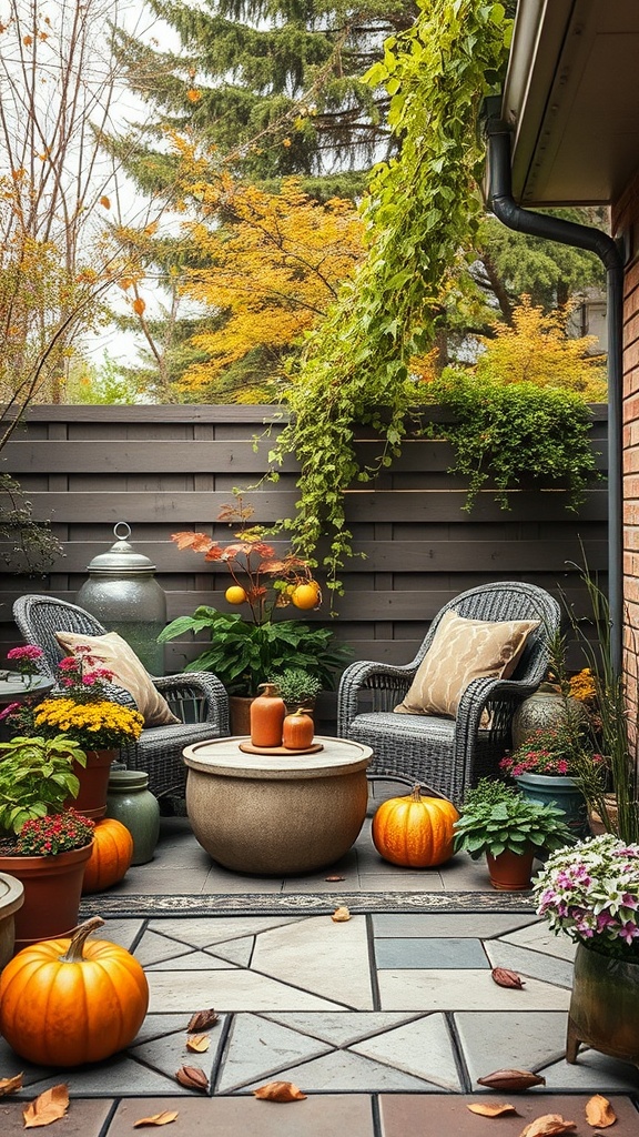 20 Cozy Ideas to Transform Your Fall Patio - Add Insect-Repelling Plants
