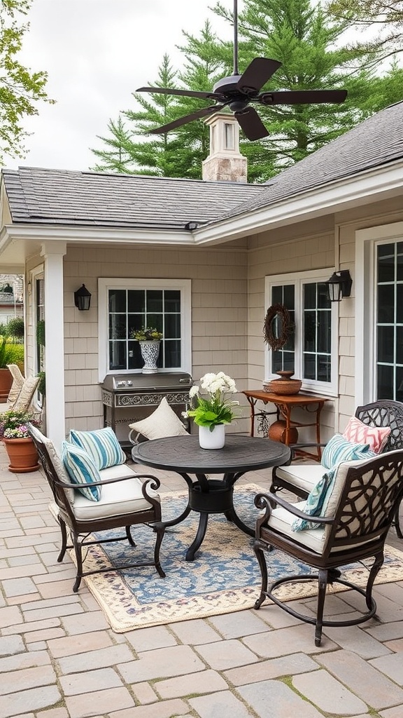 20 Stunning Ideas for Lake House Patios That Will Make You Want to Relax - 14. Vintage Finds: Use Antique Furniture for Unique Flair