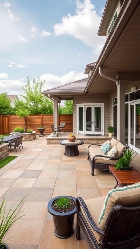 20 Stunning Large Backyard Patio Ideas to Transform Your Outdoor Space! - 16. Multi-Level Patios: Add Depth and Interest