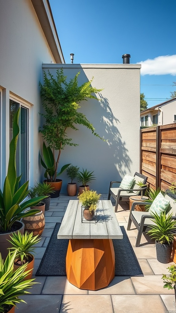 20 Modern Patio Ideas to Transform Your Outdoor Space - 19. Eco-Friendly Design Elements