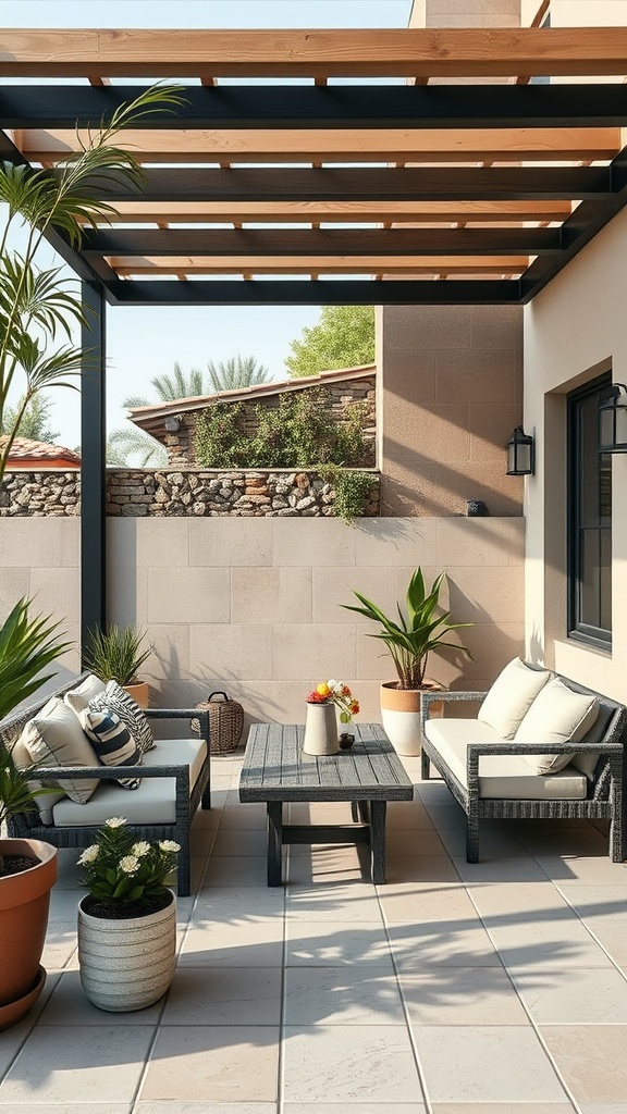 20 Modern Patio Ideas to Transform Your Outdoor Space - 14. Artistic Wall Murals