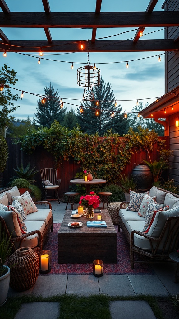 20 Stunning Outdoor Patio Ideas to Transform Your Space - 11. Romantic Movie Night Setup