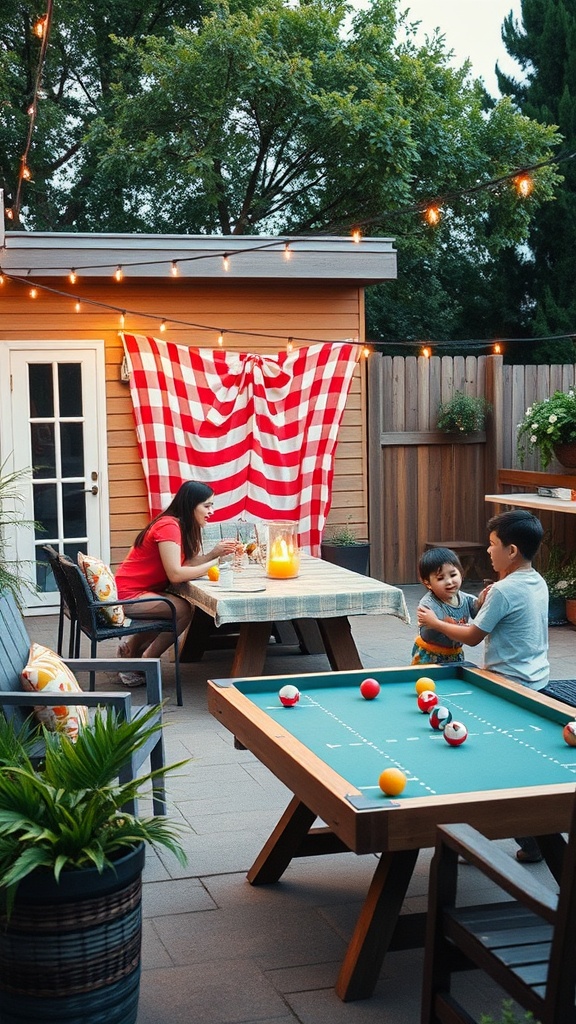 20 Fabulous Ideas to Transform Your Summer Patio - Outdoor Games for Family Fun