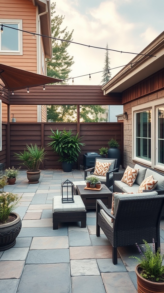 20 Trendy Patio Ideas to Transform Your Outdoor Space - Decking Alternatives: Composite or Stone?