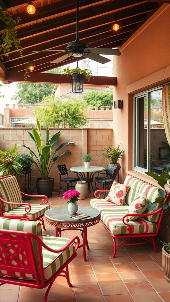 20 Trendy Patio Ideas to Transform Your Outdoor Space - Retro-Style Patio Furniture