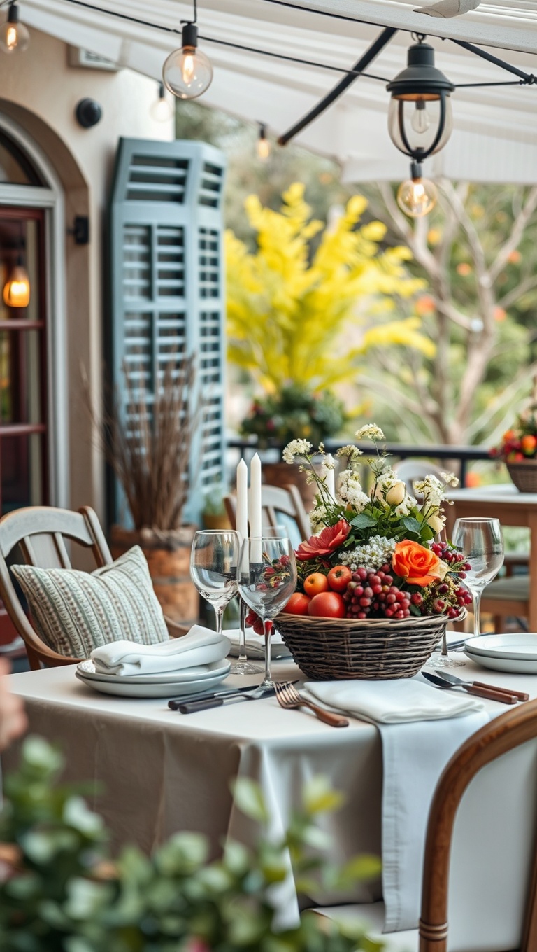 20 Stunning Ideas for Magical Al Fresco Dining Decor - Seasonal Decor to Reflect the Time of Year