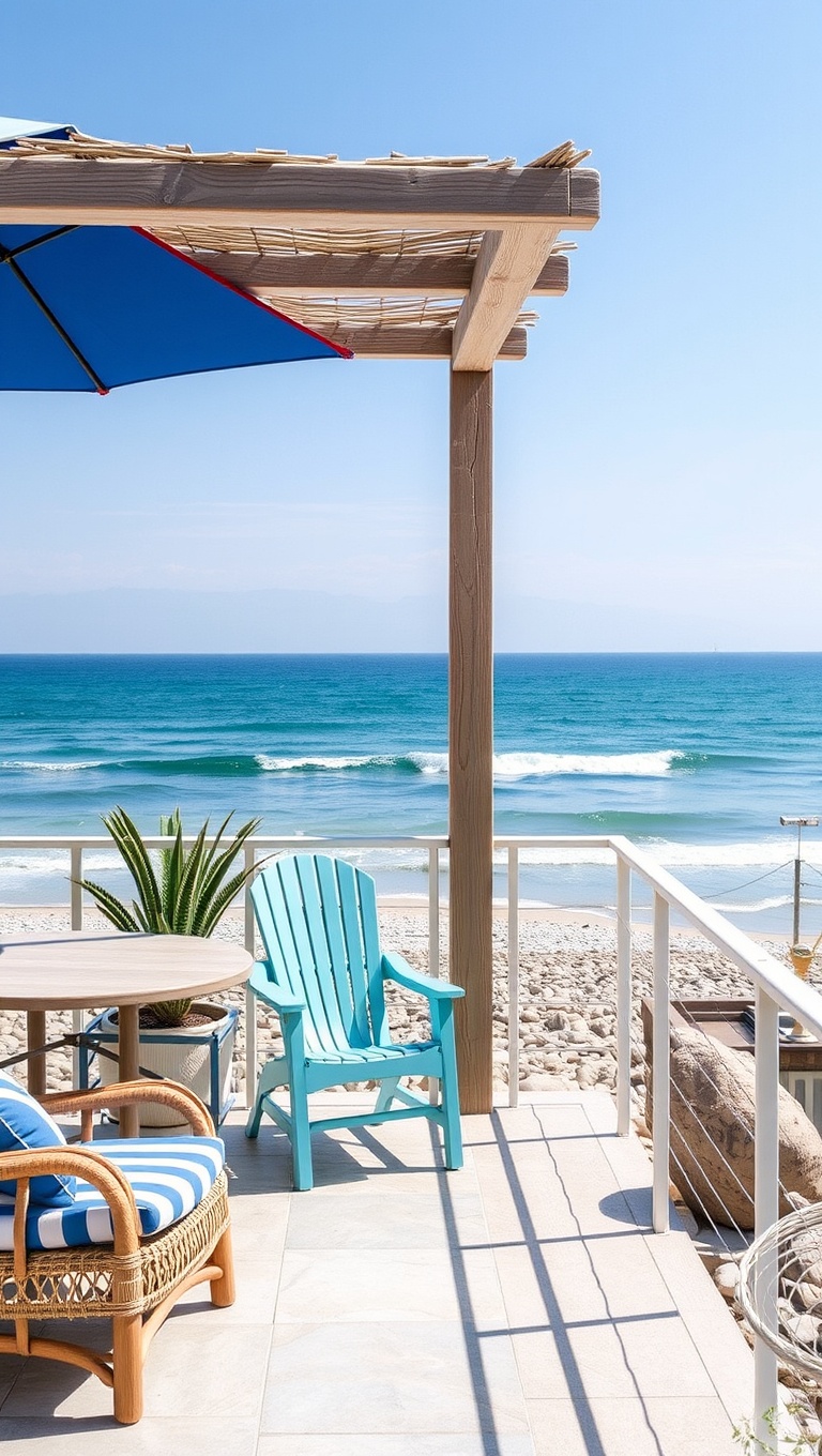 20 Coastal Decor Ideas to Transform Your Patio into a Seaside Paradise - 17. Beach-Themed Art: Showcase Your Love for the Coast