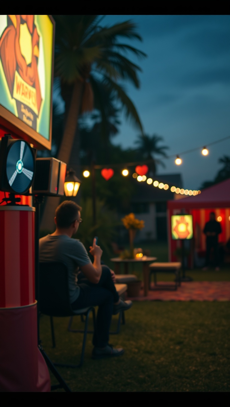 20 Creative Ideas for the Perfect Outdoor Movie Night! - 11. Themed Decorations: Bring the Movie to Life
