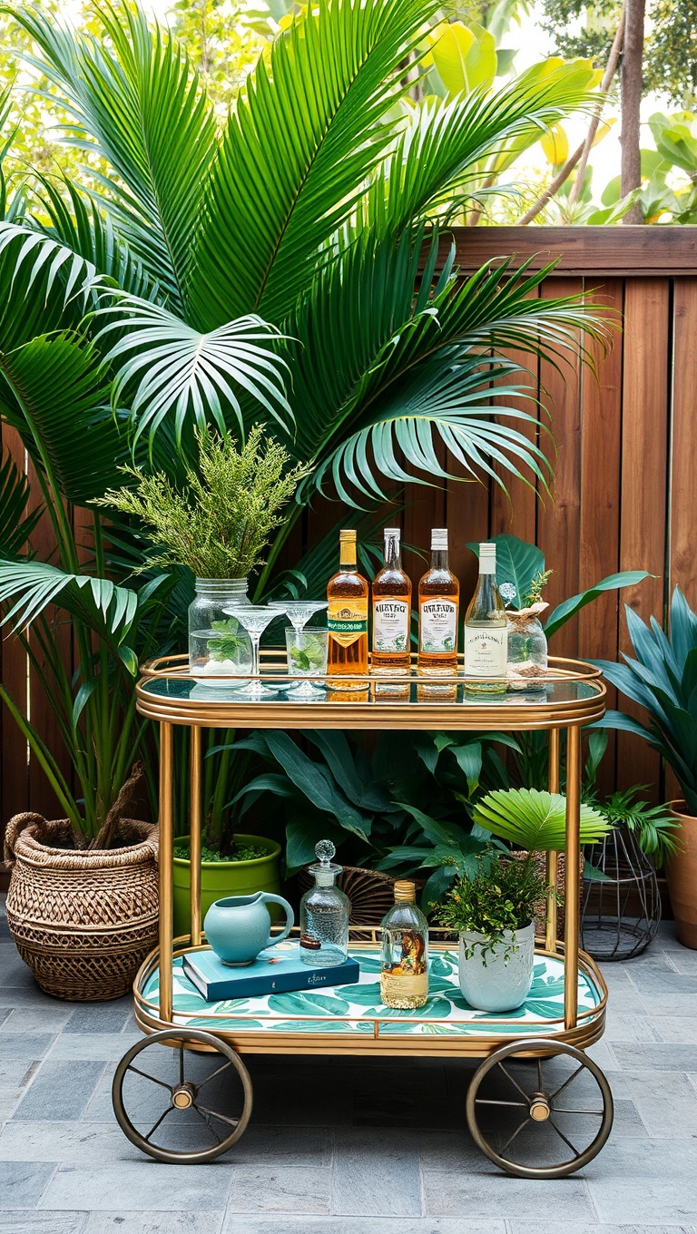 20 Creative Patio Bar Cart Ideas to Elevate Your Outdoor Space