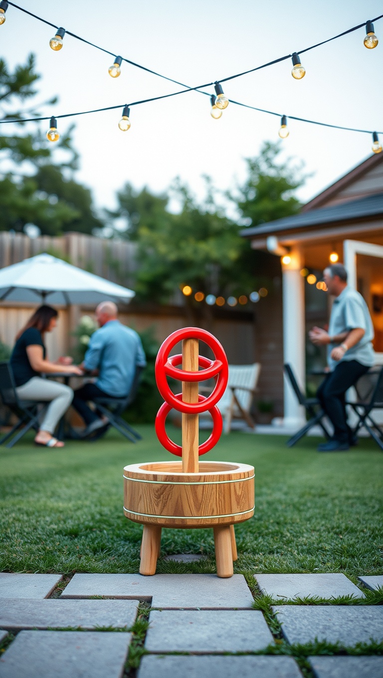 20 Fun and Creative Patio Games and Activities to Keep You Entertained - 6. Ring Toss: Simple and Exciting