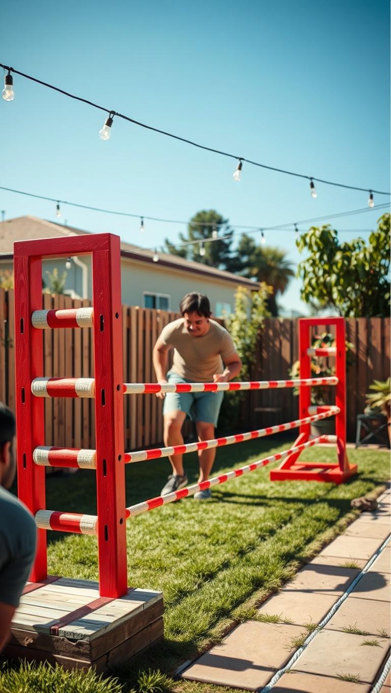 20 Fun and Creative Patio Games and Activities to Keep You Entertained - 17. DIY Obstacle Course: Challenge Your Friends