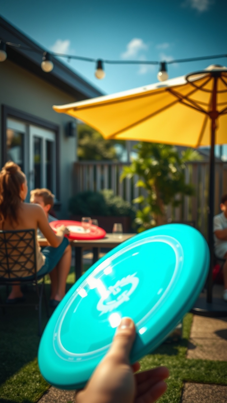 20 Fun and Creative Patio Games and Activities to Keep You Entertained - 11. Frisbee Fun: Glide into the Summer Breeze