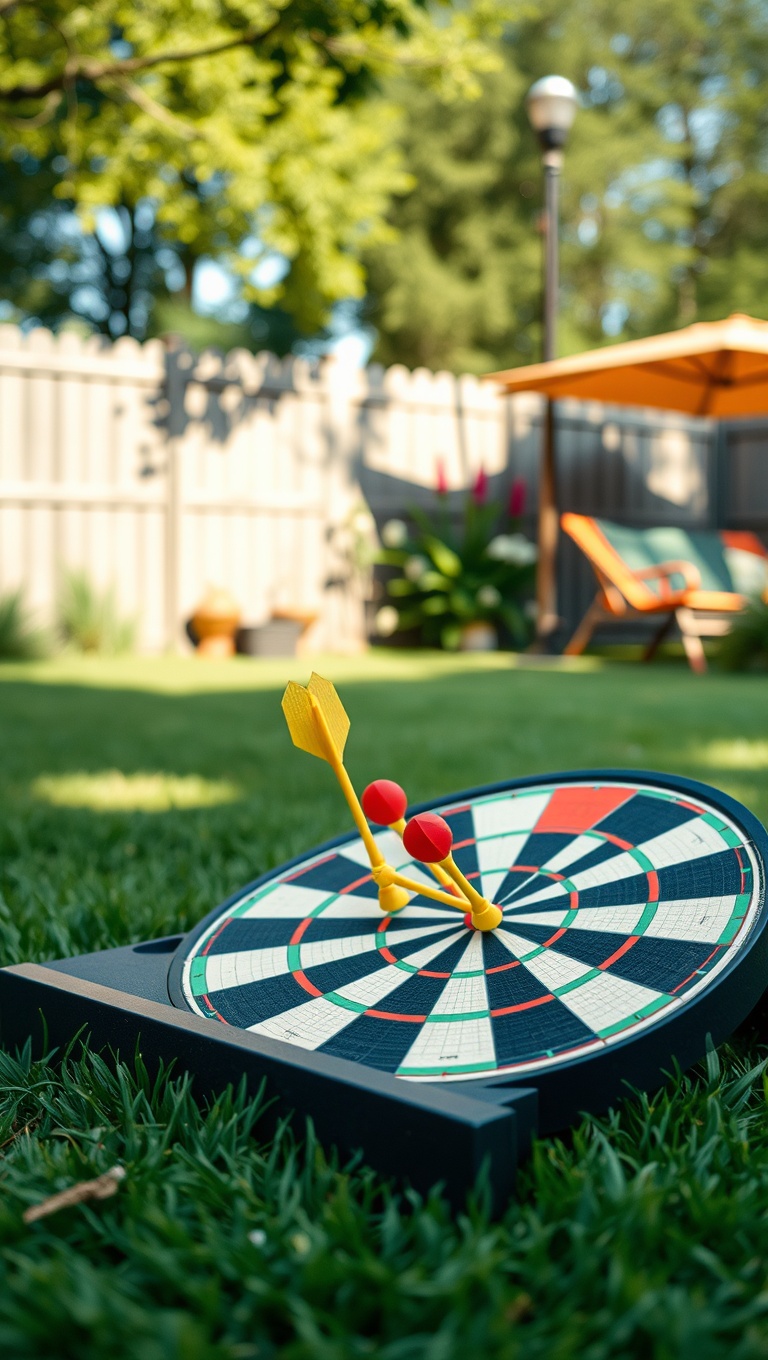 20 Fun and Creative Patio Games and Activities to Keep You Entertained - 5. Lawn Darts: A Twist on Target Games