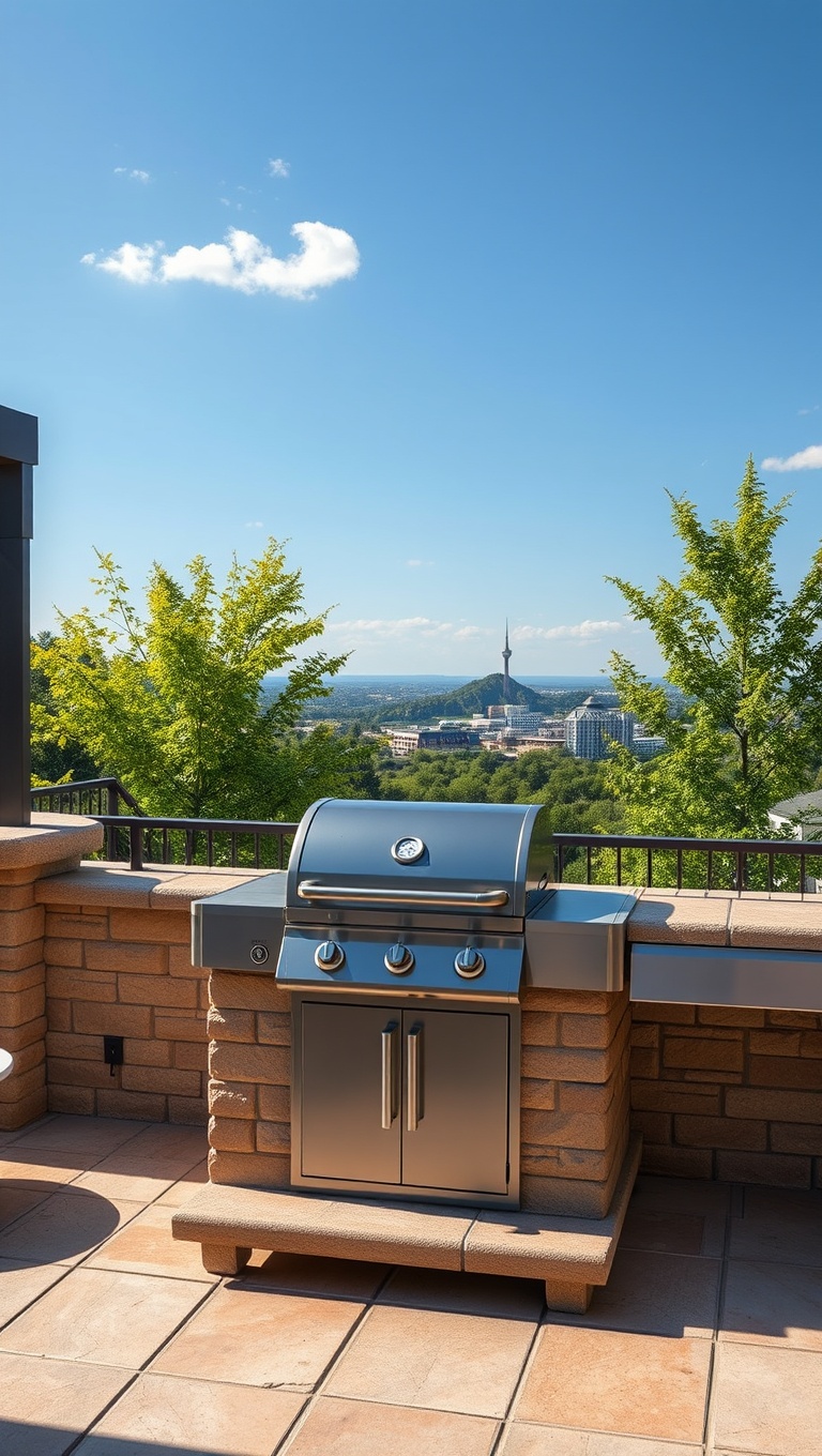 20 Creative Ideas for the Perfect Patio Grilling Station - 16. Grill with a View: Elevated Platforms