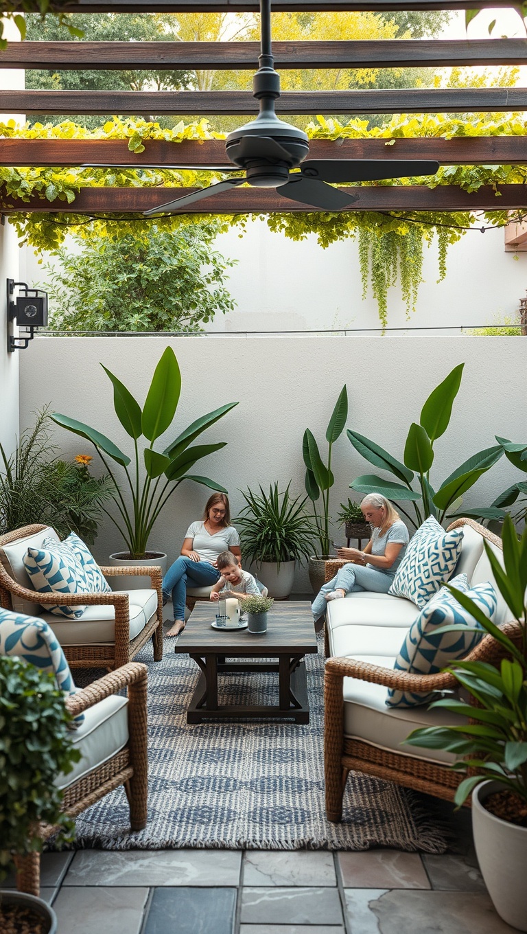 20 Cozy Inspirations for Your Dream Patio Lounge Area - Personal Touches with Family Photos