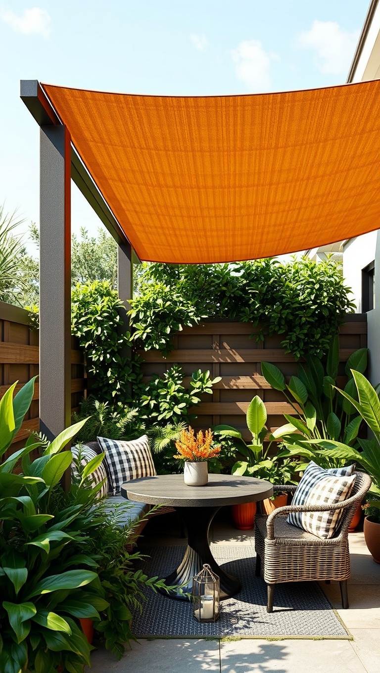 20 Fun and Fabulous Patio Shade Solutions You’ll Love! - 5. Lush Greenery: Nature’s Own Shade