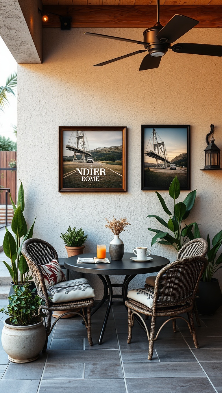 20 Creative Ideas for Patio Wall Art to Brighten Your Outdoor Space! - Outdoor Photo Gallery