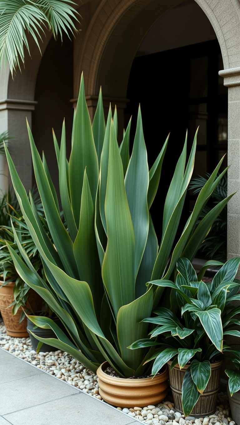 20 Tropical Patio Plants That Will Transform Your Outdoor Oasis - 10. Statement Piece: Large Yucca Plants