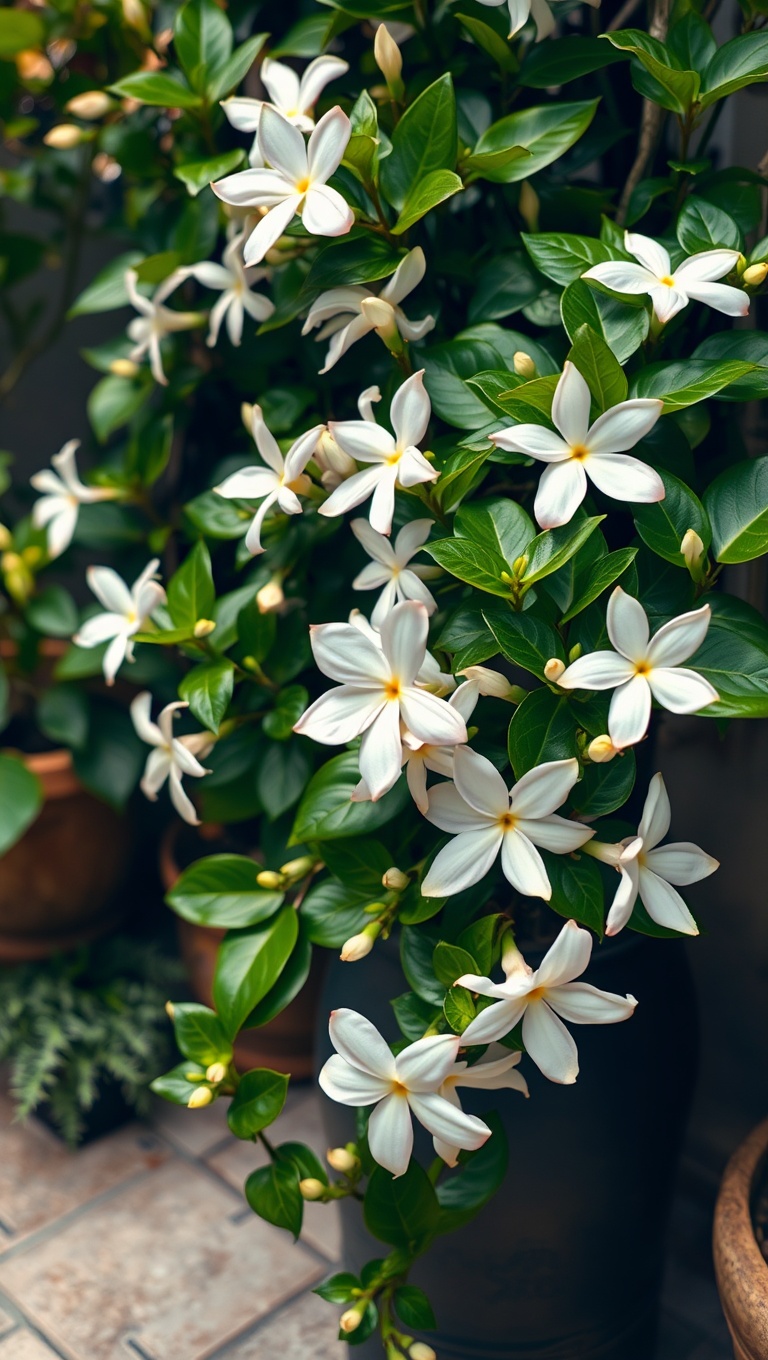 20 Tropical Patio Plants That Will Transform Your Outdoor Oasis - 6. Fragrant Wonder: Jasmine Vines