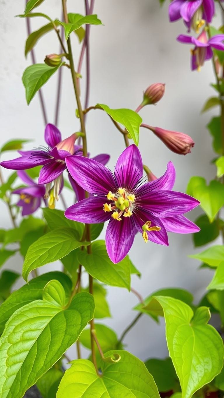20 Tropical Patio Plants That Will Transform Your Outdoor Oasis - 14. Climbing Beauty: Passionflower Vine