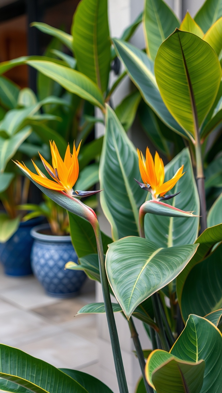 20 Tropical Patio Plants That Will Transform Your Outdoor Oasis - 4. Elegant Touch: Birds of Paradise