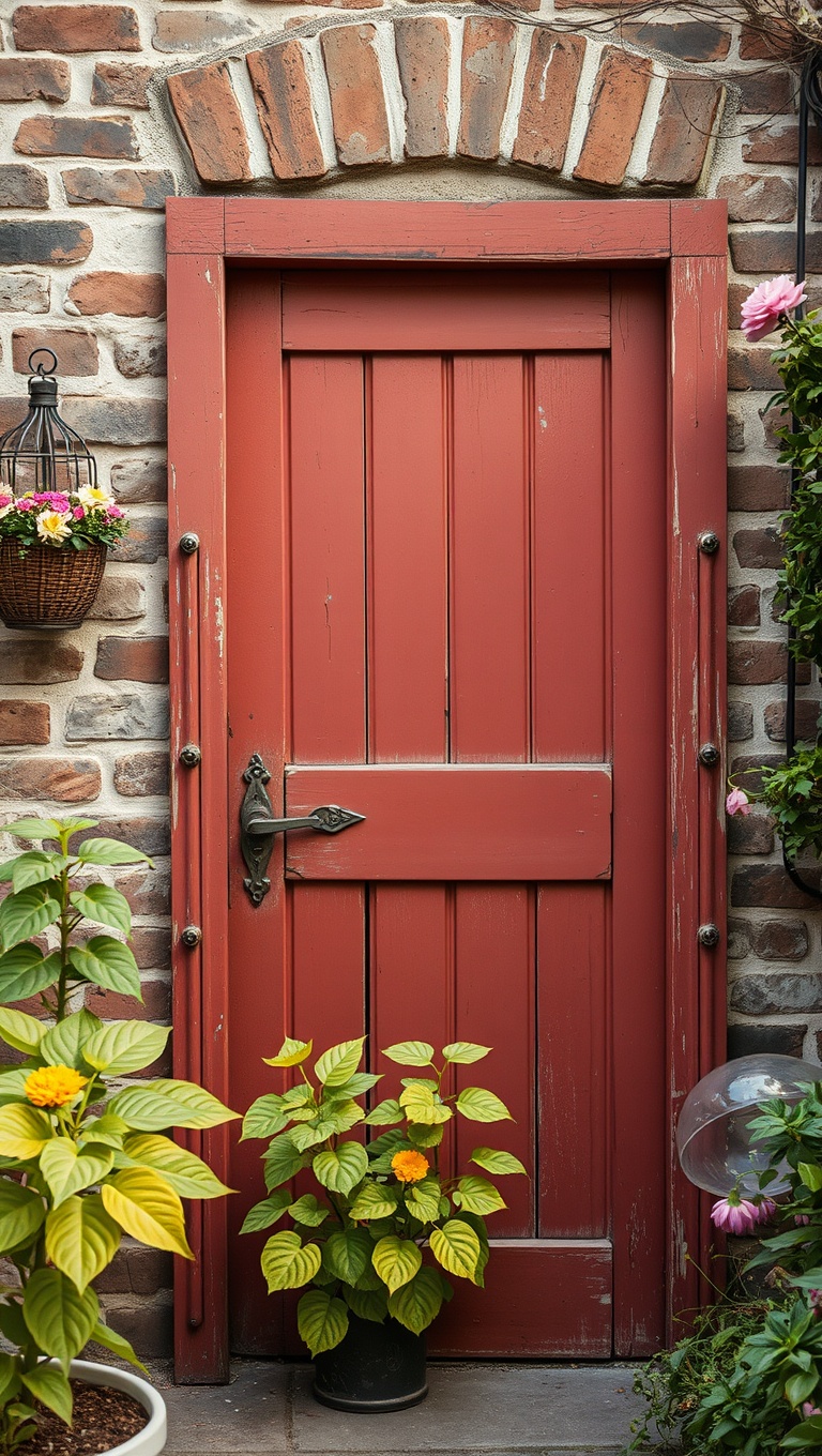 20 Creative Ideas to Upcycle Your Patio Decor - 18. Old Door as a Garden Gate