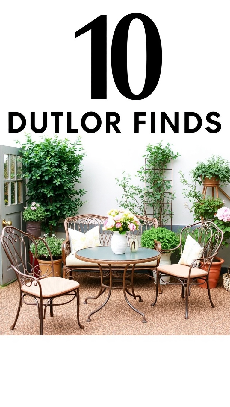 20 Vintage Outdoor Decor Finds to Elevate Your Garden Charm