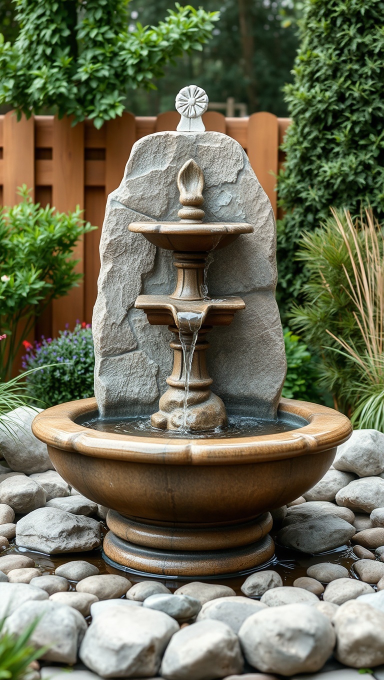 20 Creative Ideas for DIY Outdoor Water Feature Decor