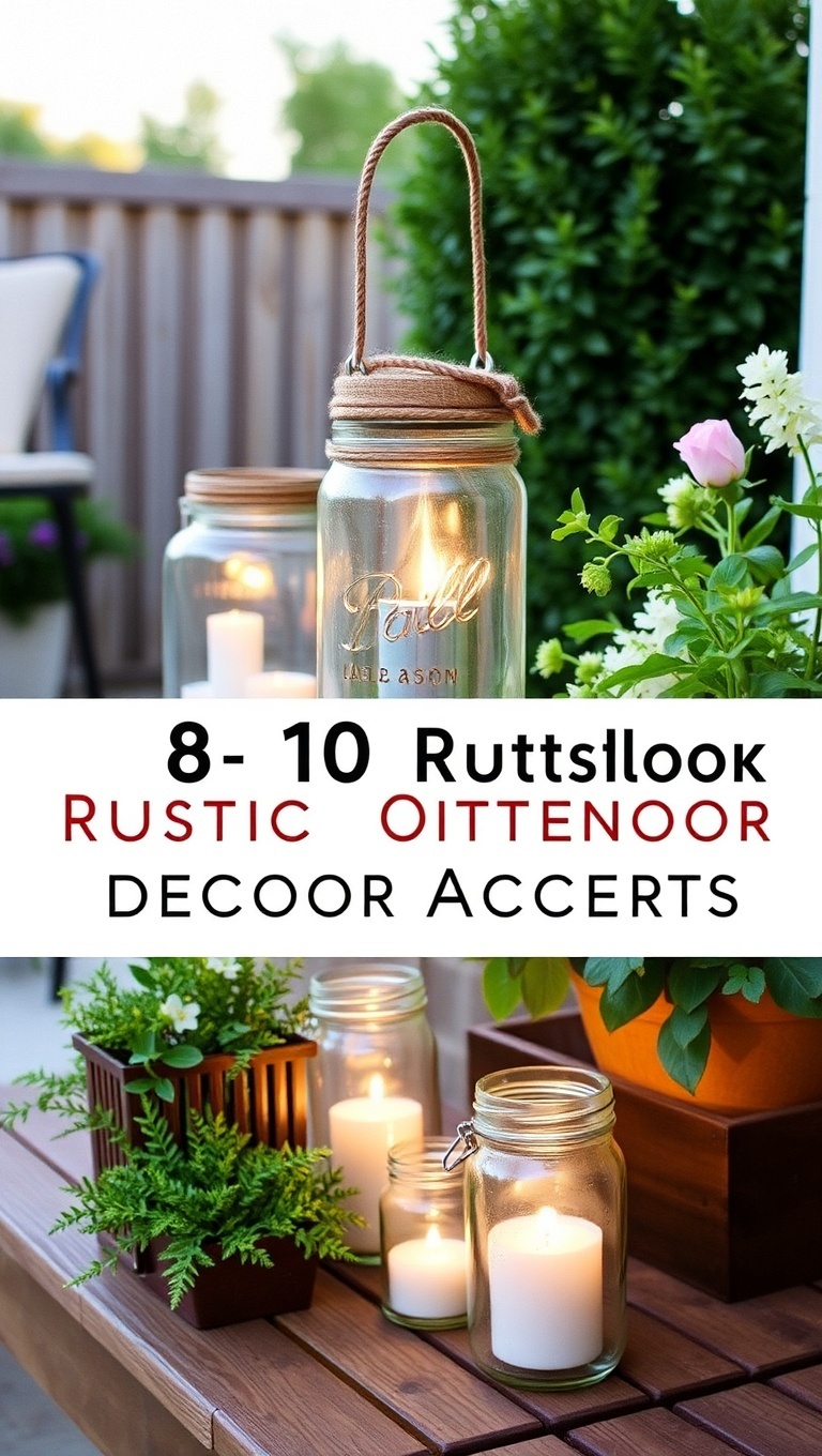 20 Charming Ideas for Rustic Outdoor Decor Accents