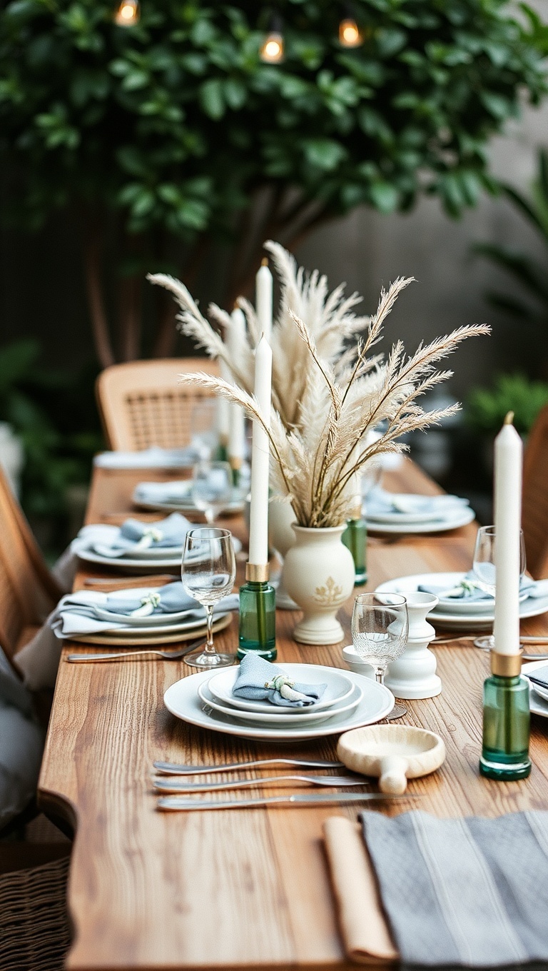 20 Seasonal Outdoor Table Setting Ideas to Elevate Your Gatherings