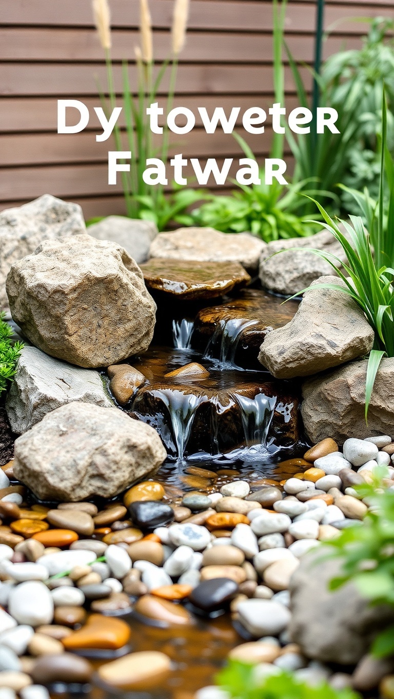 20 Creative Ideas for DIY Outdoor Water Feature Decor