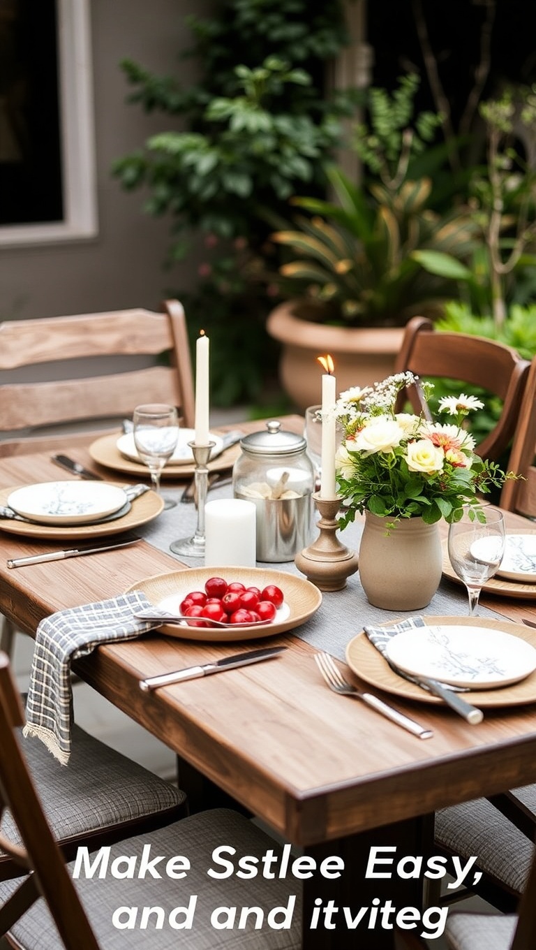 20 Seasonal Outdoor Table Setting Ideas to Elevate Your Gatherings