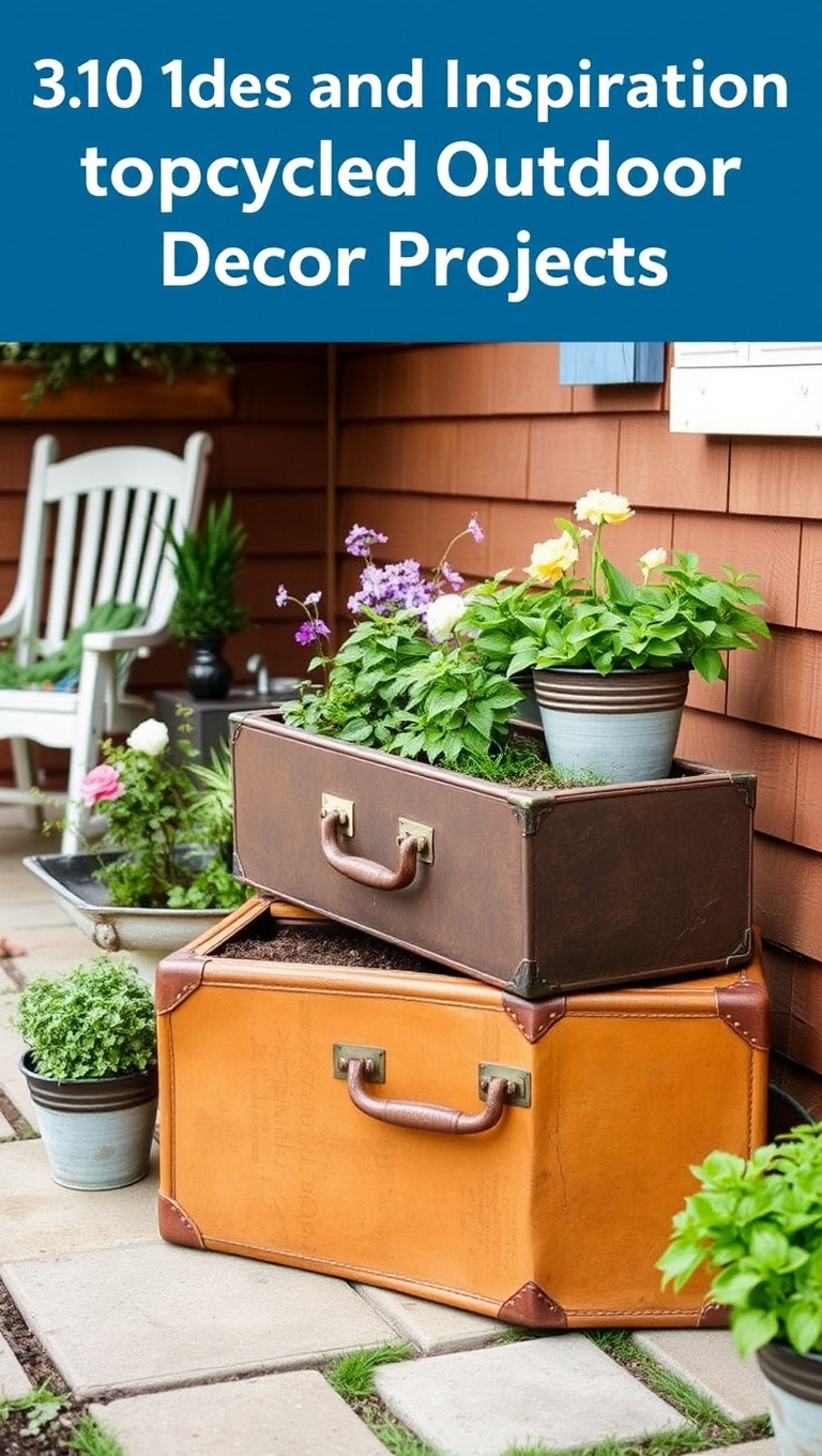 20 Creative Upcycled Outdoor Decor Projects You’ll Love
